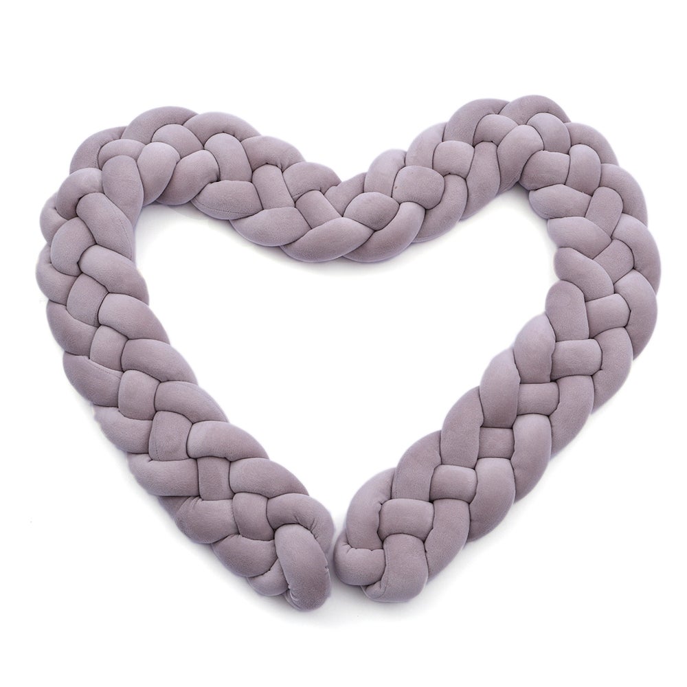 ochraniacz do łóżeczka dziecięcego pleciony ochraniacz węzełkowy Handmade miękki Knot poduszka podkładka poduszka pokój dziecka Cradle 1 39.4 4