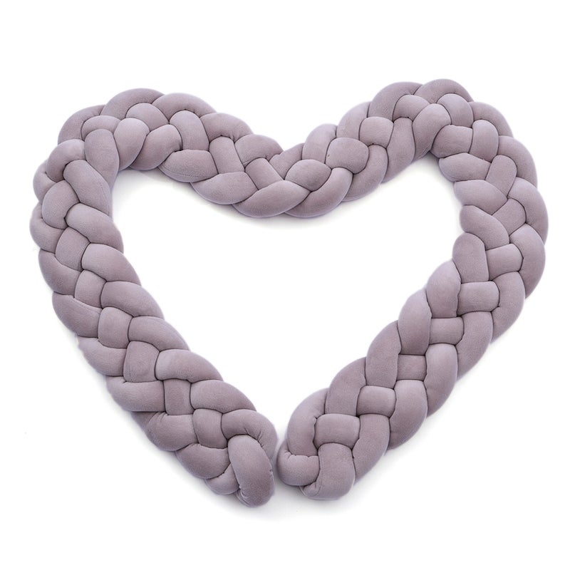 ochraniacz do łóżeczka dziecięcego pleciony ochraniacz węzełkowy Handmade miękki Knot poduszka podkładka poduszka pokój dziecka Cradle 1 39.4 4