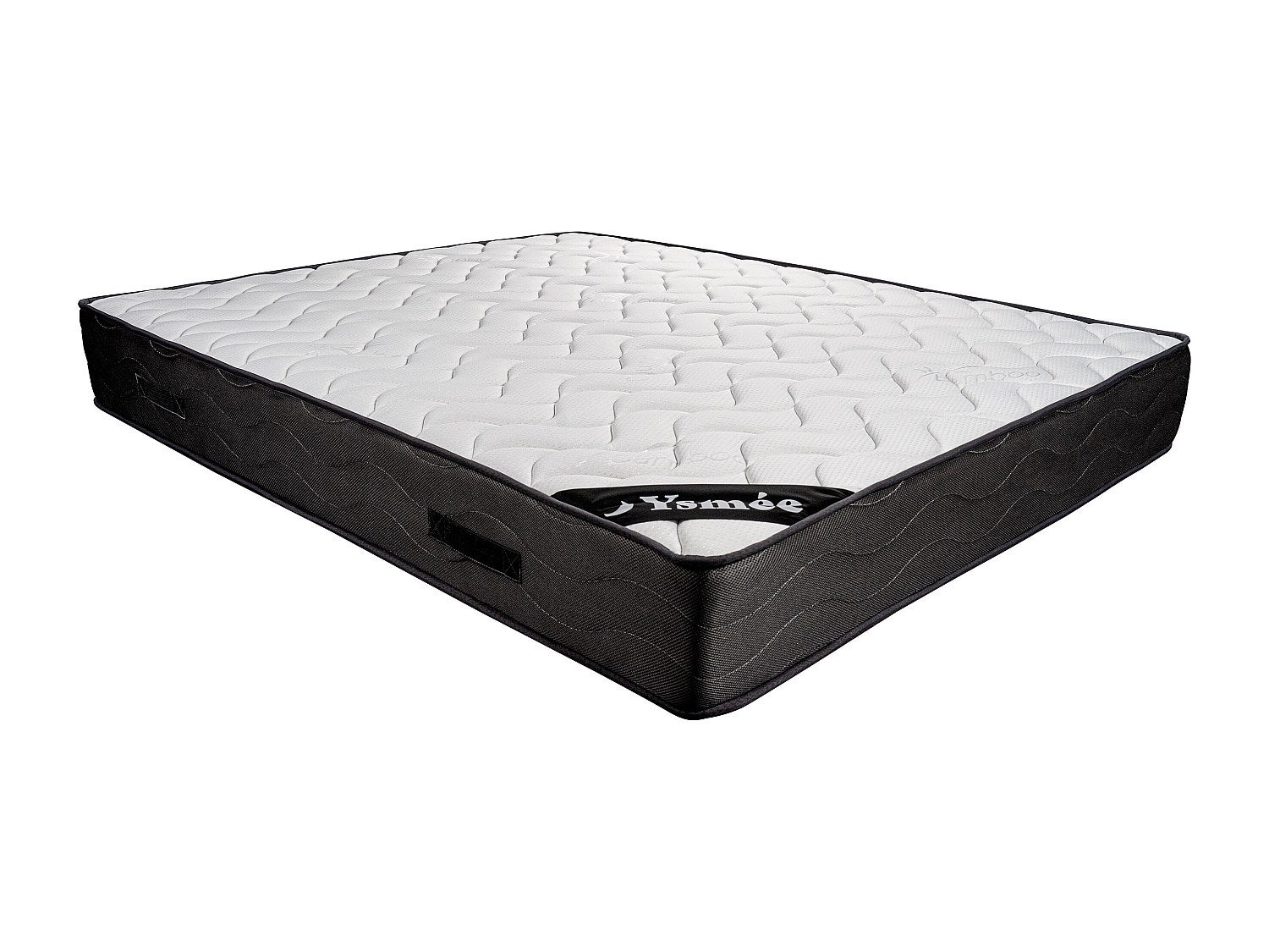 Materac 140 x 190 cm z 7-strefowymi sprężynami kieszeniowymi i pamięcią kształtu o grub. 24 cm - MERISI marki YSMÉE