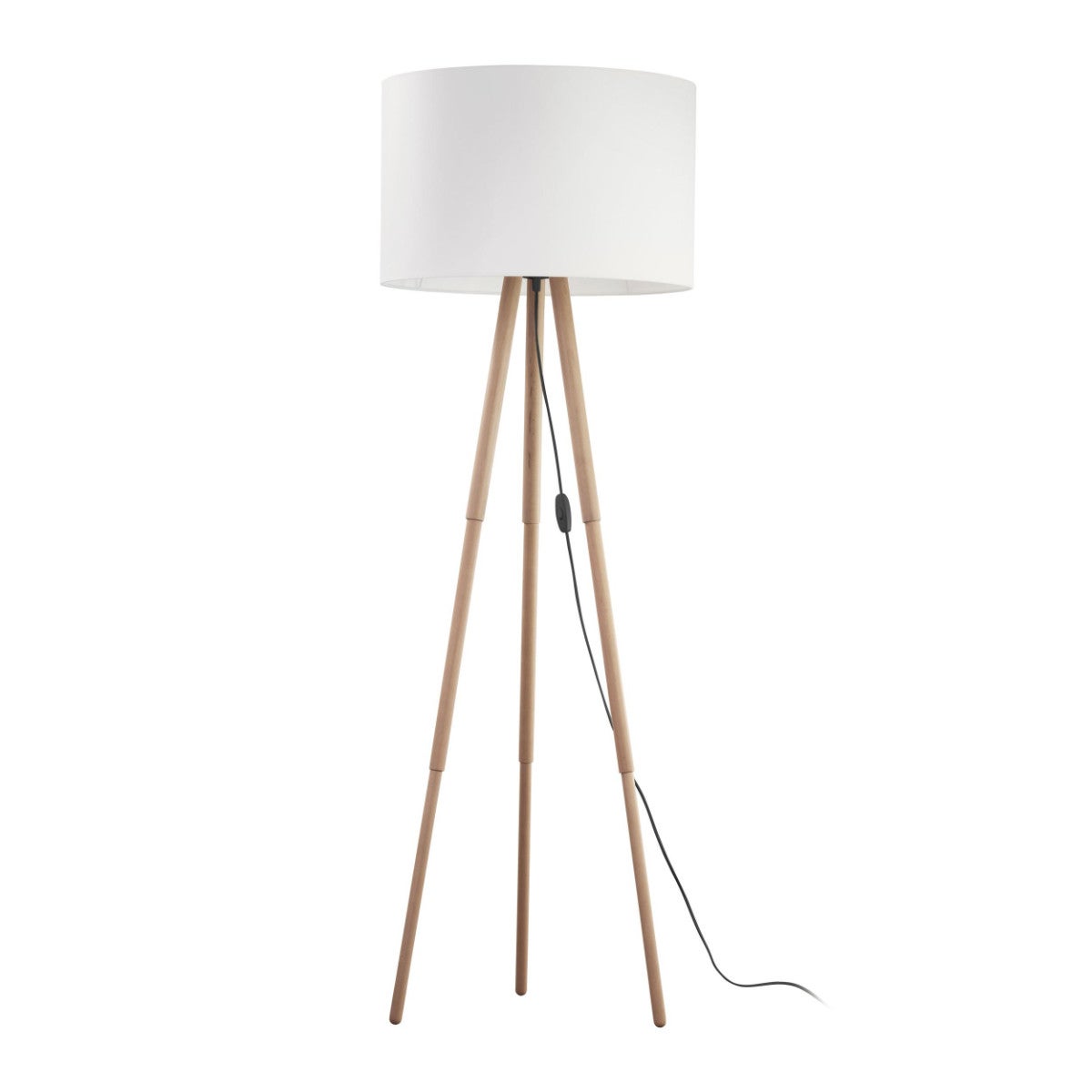 TOKYO WHITE LAMPA PODŁOGOWA 1 SOSNA POSTARZANA