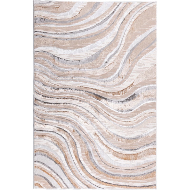 Dywan Multidecor Evaz 120 x 170 cm fala beżowy 1 szt.