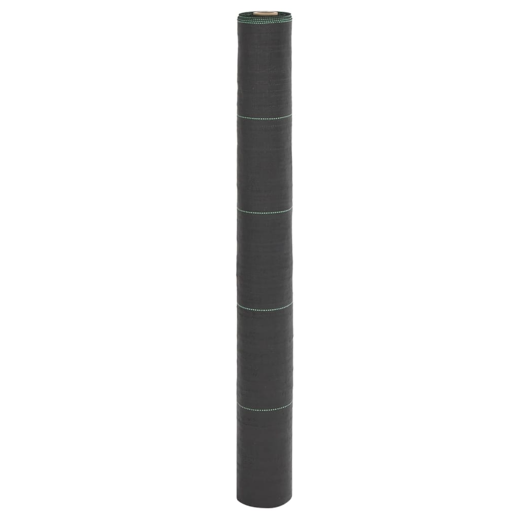 Agrowłóknina antychwastowa, czarna, 1x100 m, PP vidaXL