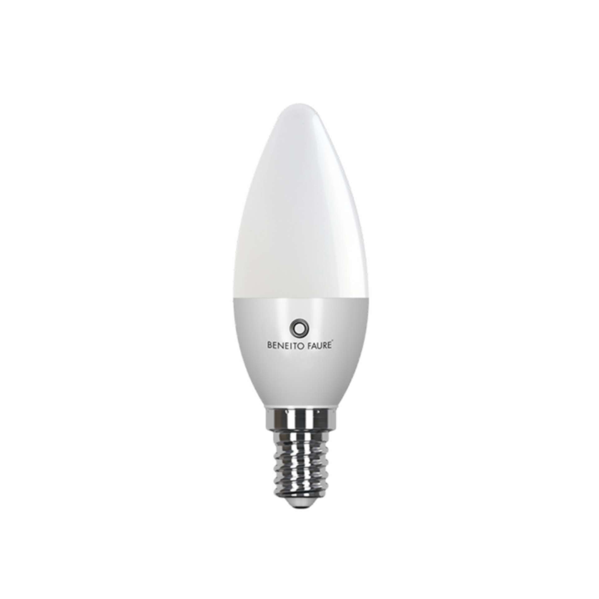 Żarówka LED Flama Beneito & Faure 5,5 W E14/E27 360 stopni 2700 K – energooszczędne oświetlenie wnętrz