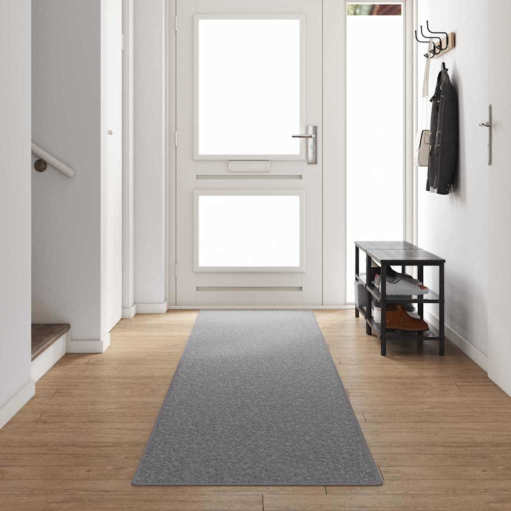 Chodnik dywanowy Jasnoszary 80 x 500 cm 100% polipropylen vidaXL