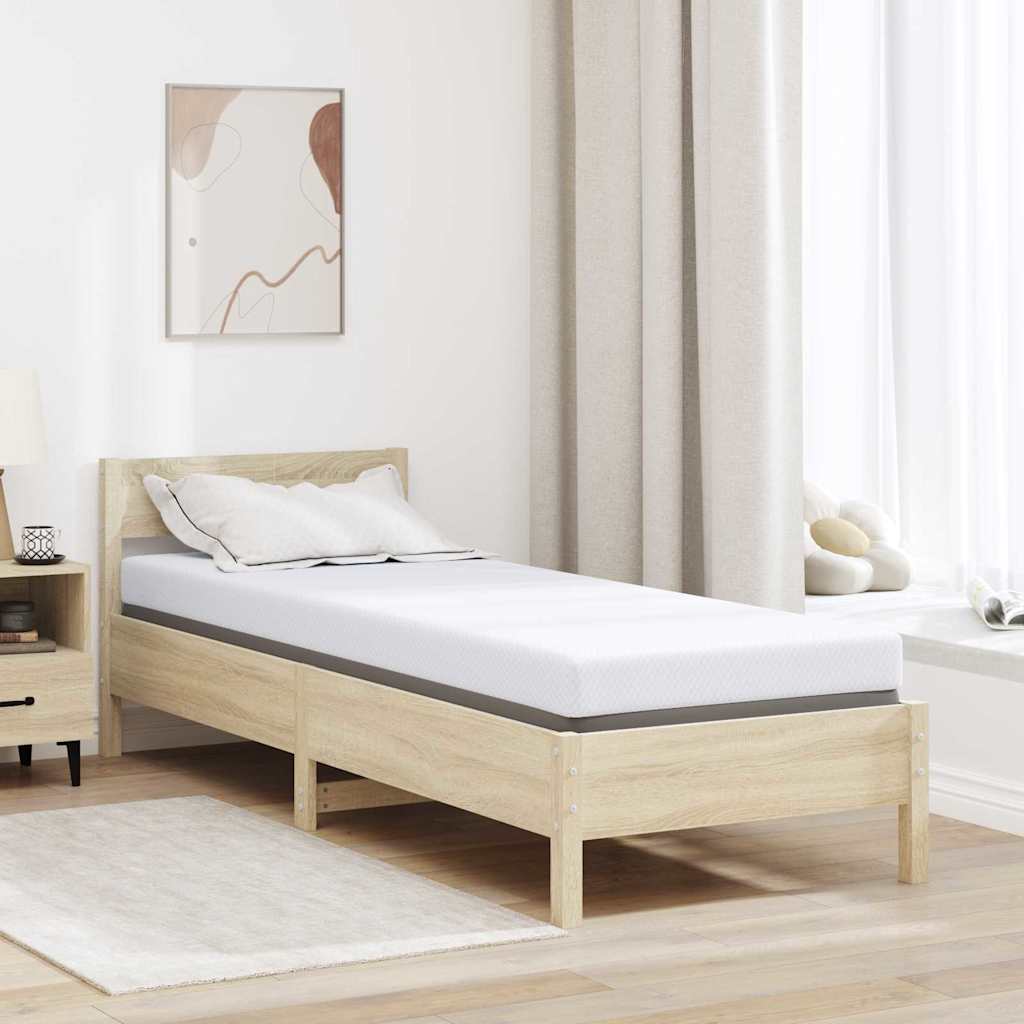 Nakładka na materac Biały 70 x 200 cm Tkanina jacquard vidaXL