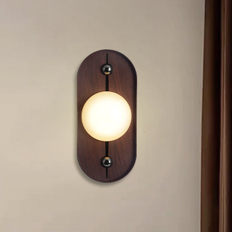 Kinkiet – Dekoracyjna oprawa ścienna – Lampka nocna – (Ciepłe światło – Owalna) – 12 x 26 cm