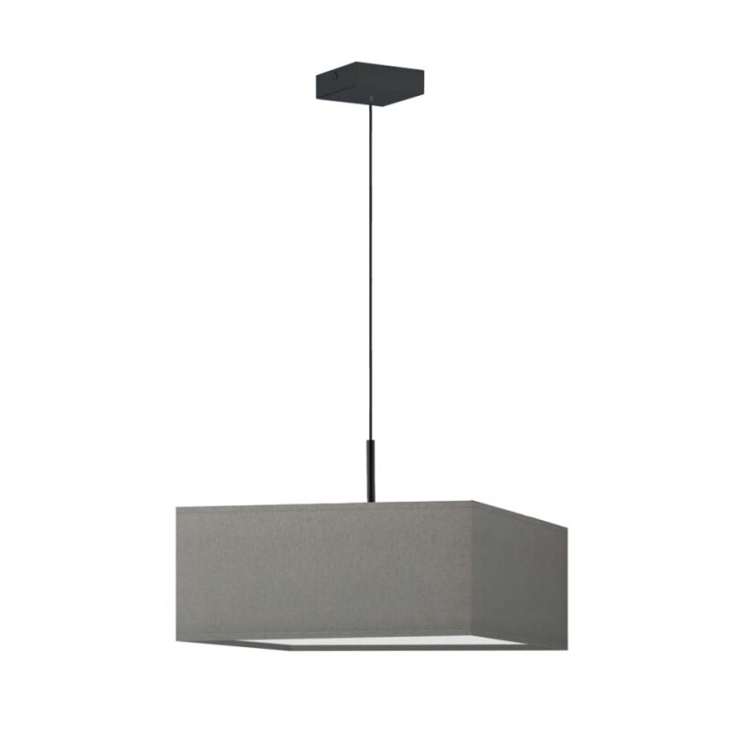 Lampa wisząca zwis żyrandol sufitowa z abażurem kwadrat FIESTA Z1