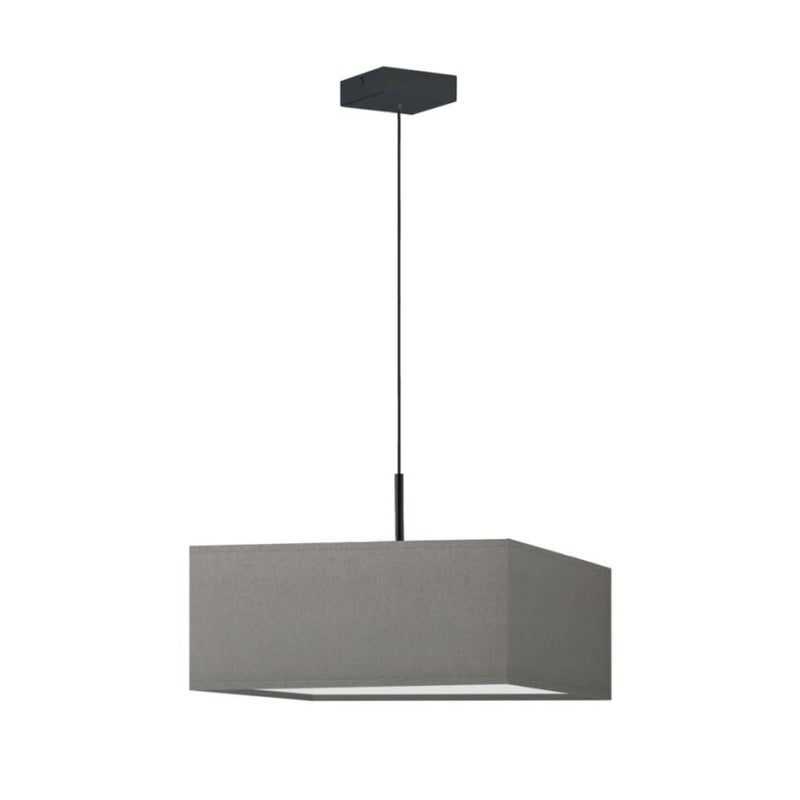 Lampa wisząca zwis żyrandol sufitowa z abażurem kwadrat FIESTA Z1