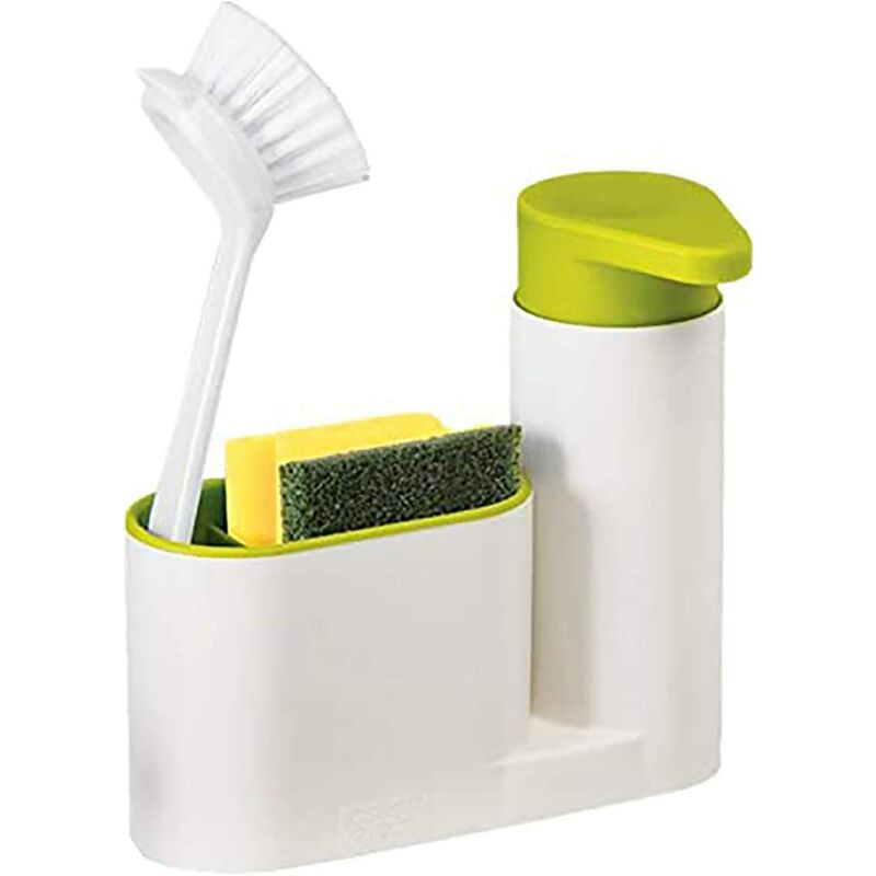 Organizer do płukania kuchni - Organizer kuchenny - Pudełko do przechowywania 2 w 1 - Przechowuje detergent czyszczący, nabłyszczacz, gąbkę i inne prz