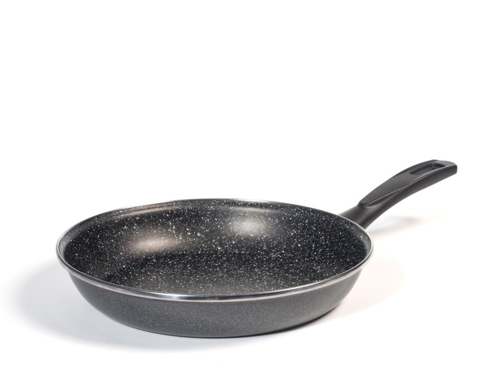 Patelnia Maculato K2 z powłoką ceramiczną ze stali żelaznej, 30 cm, czarna
