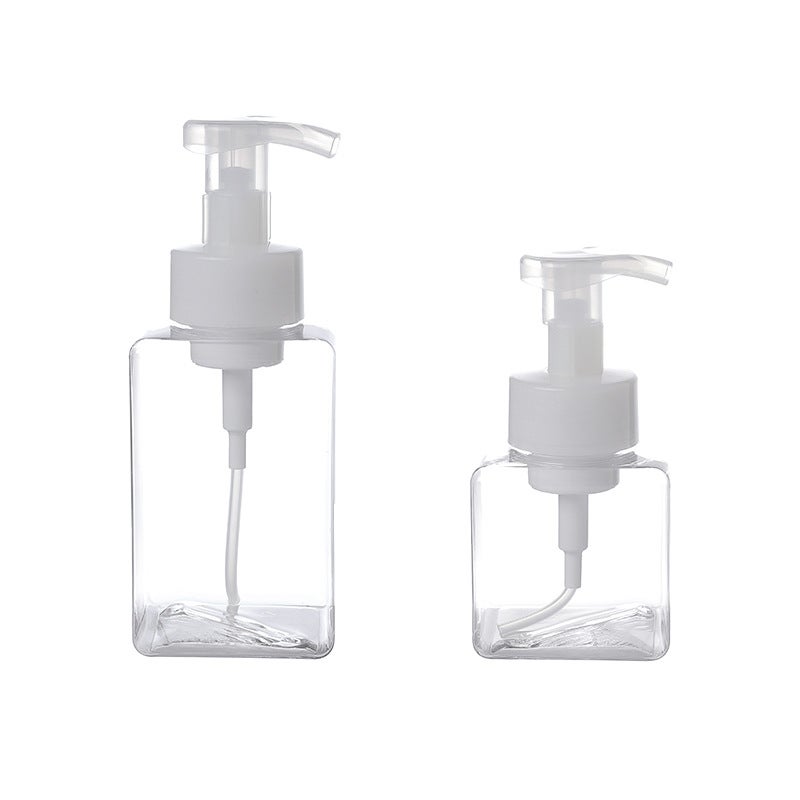 Butelki na kosmetyki podróżne, dozowniki do mydła w piance, niezbędne artykuły podróżne, 250 ml + 450 ml