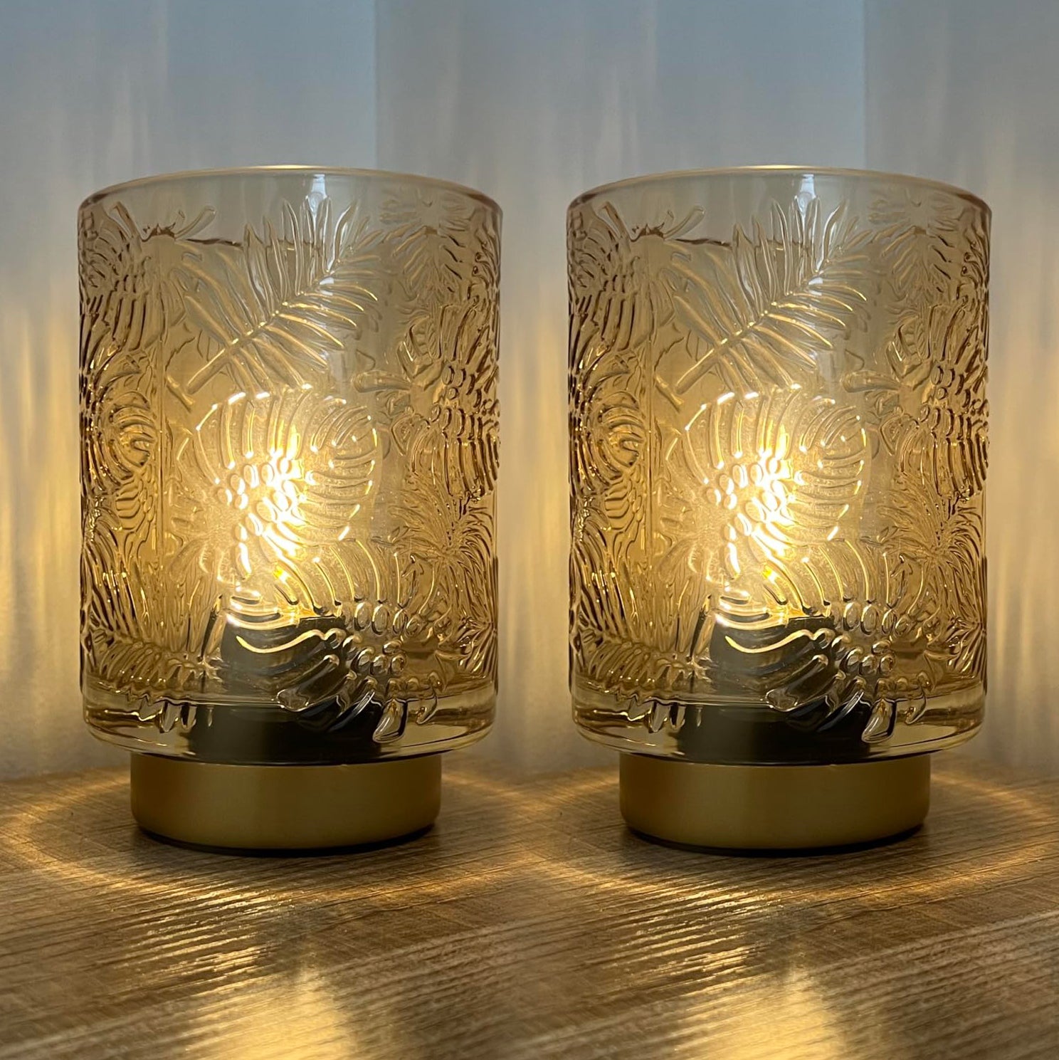 Bezprzewodowa lampa stołowa, lampka biurkowa na baterie, lampka nocna, przenośna lampka nocna do dekoracji domu, zestaw 2 sztuk
