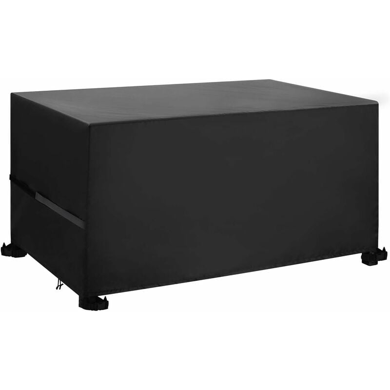 Wodoodporny pokrowiec ochronny na meble ogrodowe 210D, tkanina Oxford odporna na promieniowanie UV na stoły, krzesła i sofy - 135*135*75 cm, 410 g