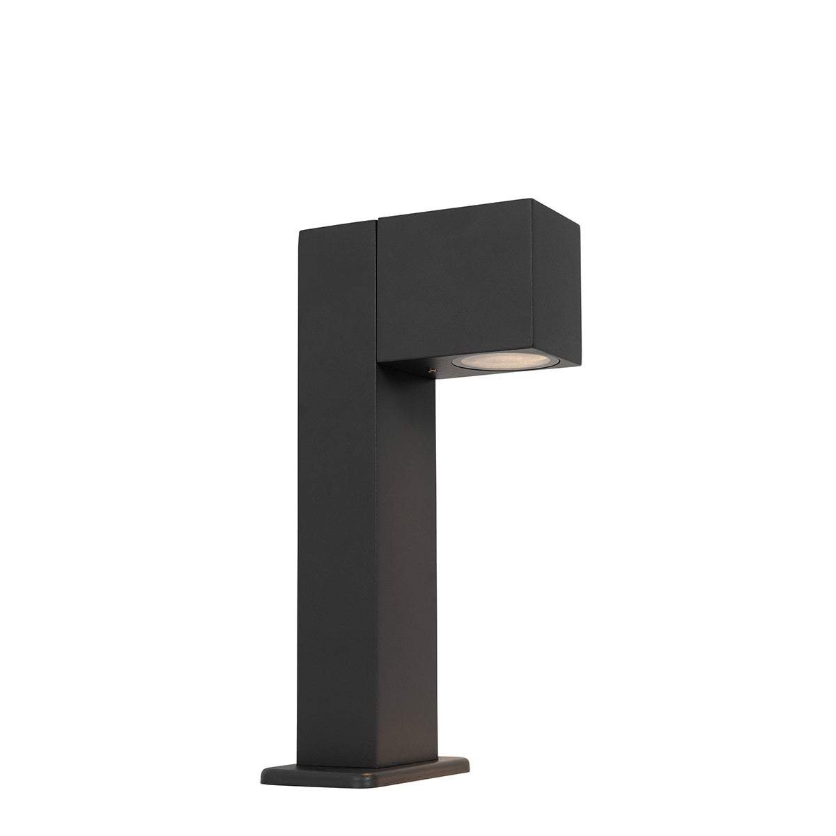 Qazqa lampa słupkowa do ogród - Baleno - ciemnoszary, max. 11w, kompatybilny z żarówką LED, gu10, 30cm, IP44