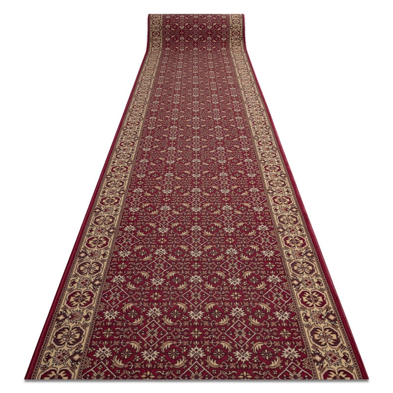 CHODNIK PODGUMOWANY BIDJAR bordo 100cm 100x410 cm