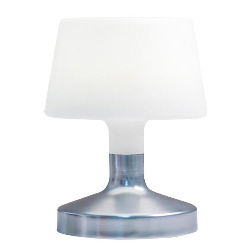 Lampa stołowa HELEN Touch, srebrna, wys. 21 cm