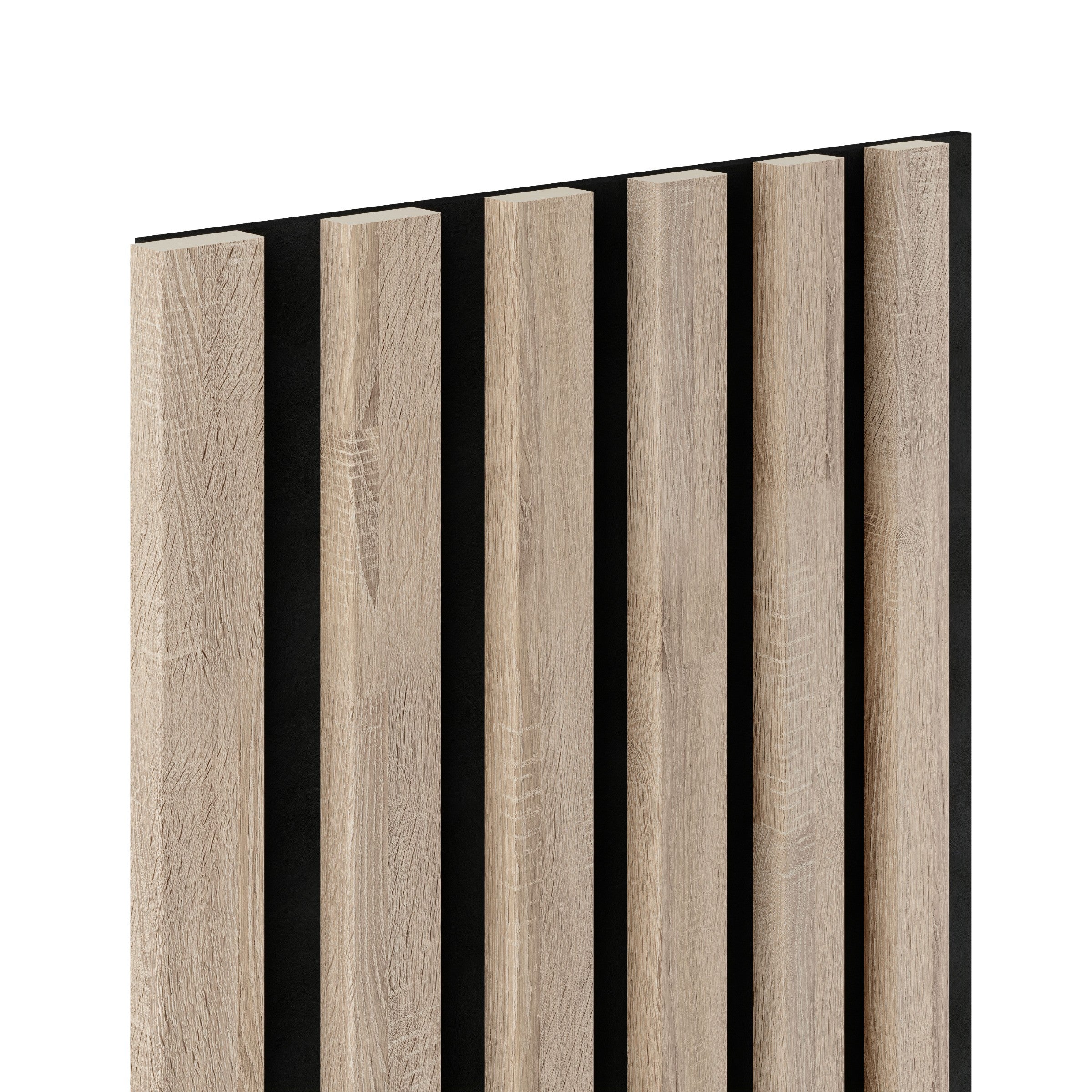 Lamele ścienne na czarnym filcu 6L Marbet Design WOODLINE 270x30 cm Dąb Sonoma 1 szt.