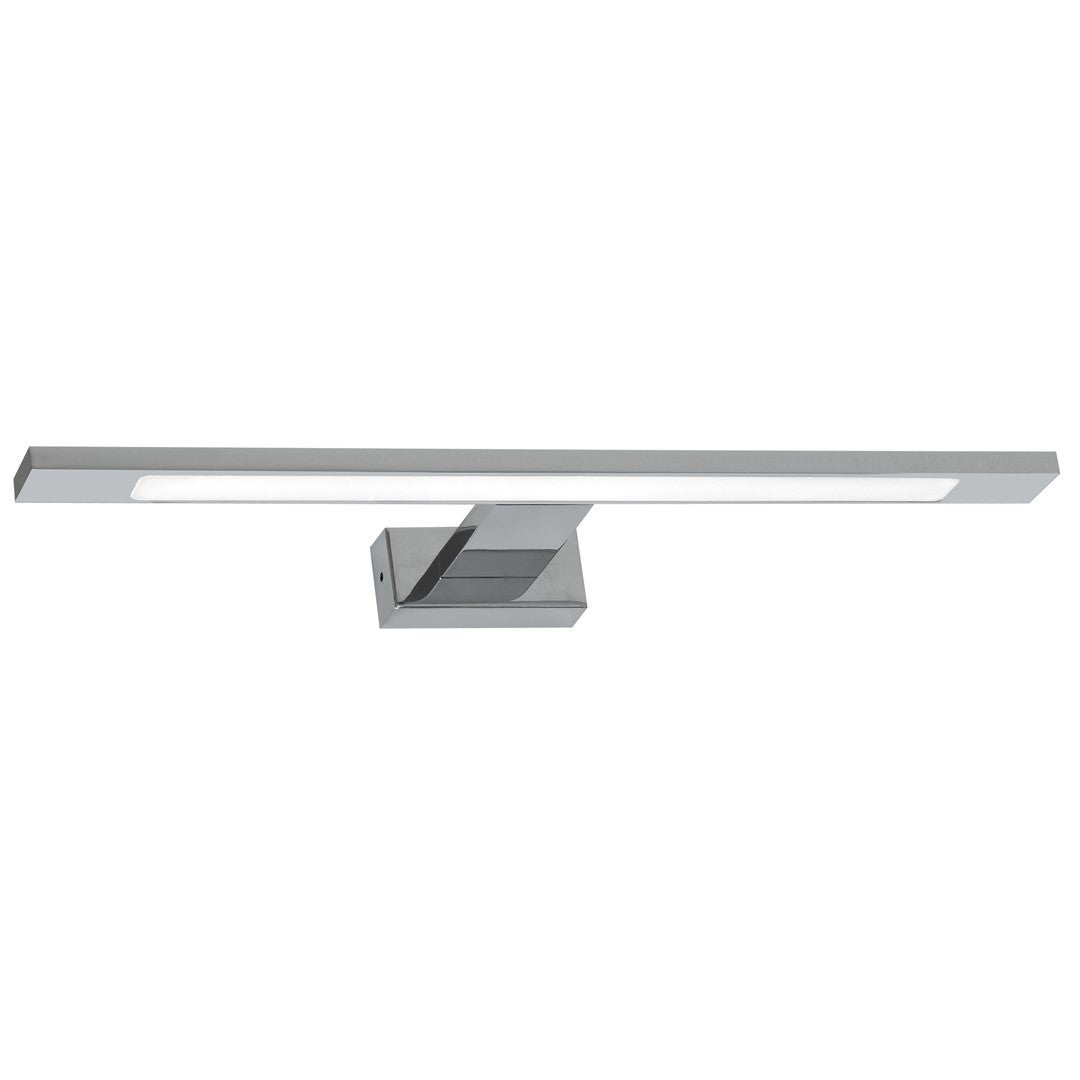 Kinkiet ścienny Shine chromowany biały LED 7W 4000K 490lm wym: 4 x 40 x 12 cm akryl IP44 Milagro