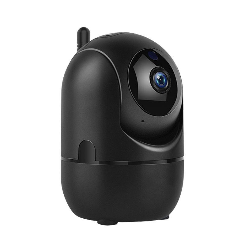 Kamera bezpieczeństwa Wi-Fi/IP, sensor CMOS 1 megapiksel, podczerwień do widzenia w nocy, czarna [Klasa efektywności energetycznej A+]