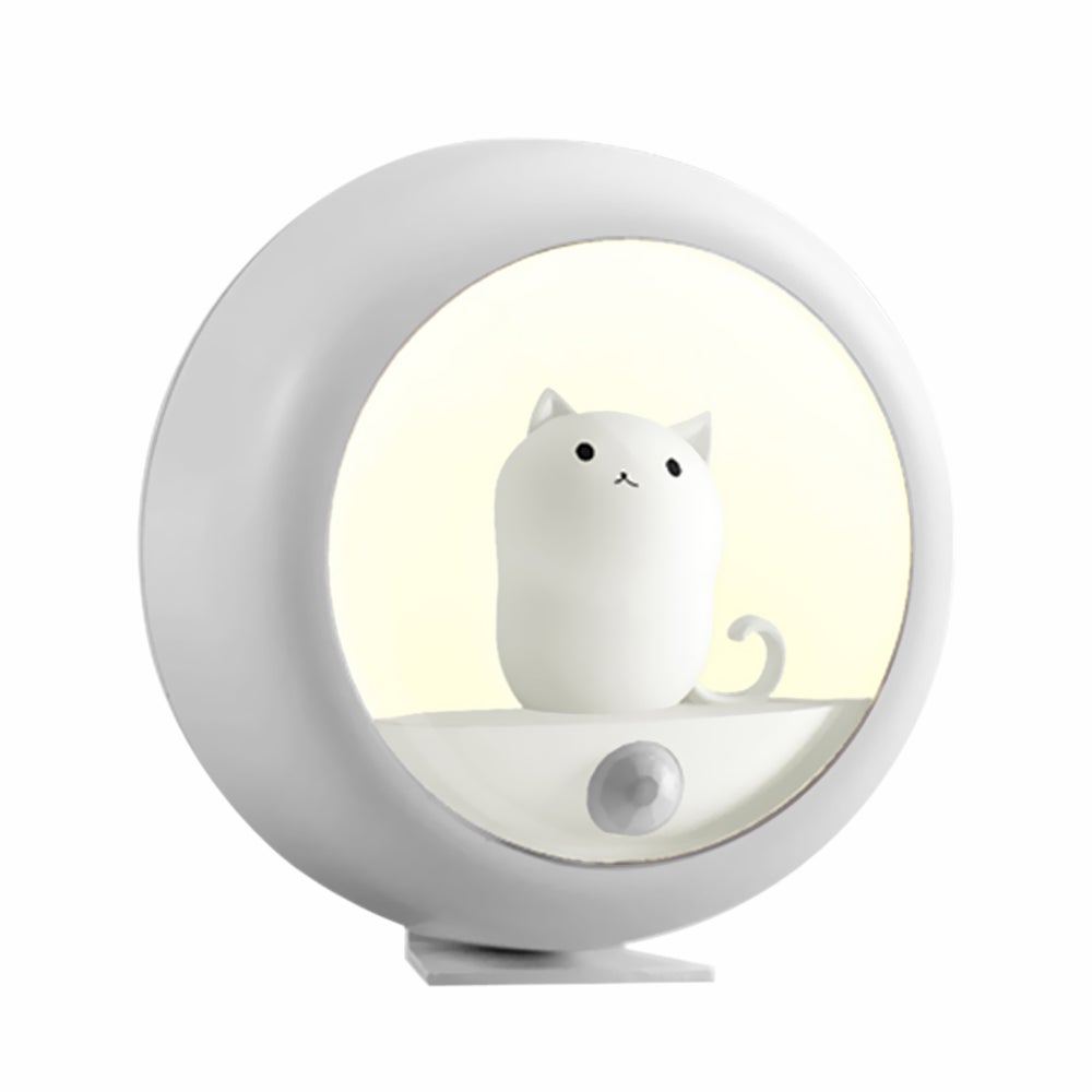 Lampka Nocna z Czujnikiem Podczerwieni, USB, do Szafki, Ściany i Stołu