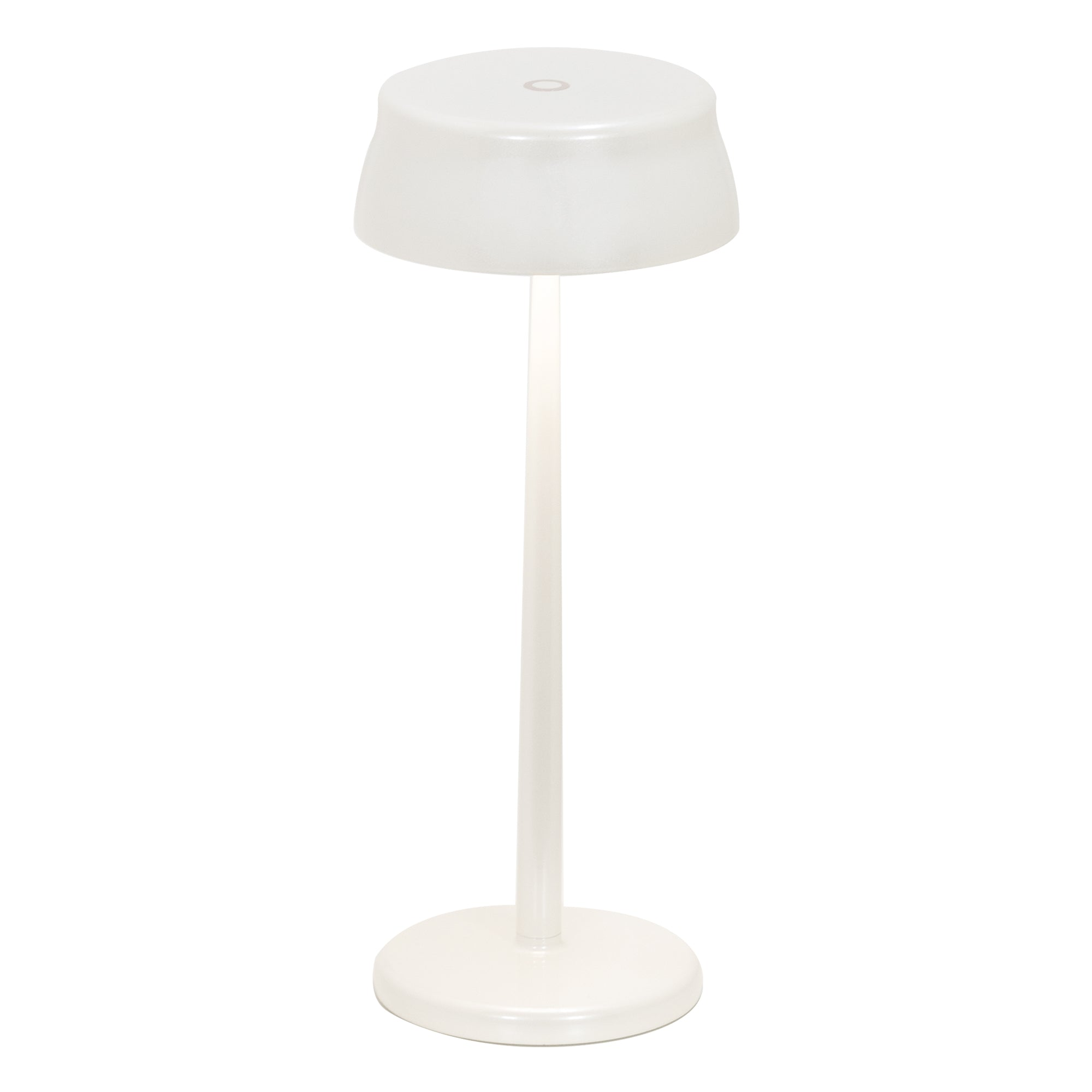 Lampa stołowa LED Zafferano SISTER LIGHT Wi-Fi Smart Pearl White z możliwością ładowania i ściemniania