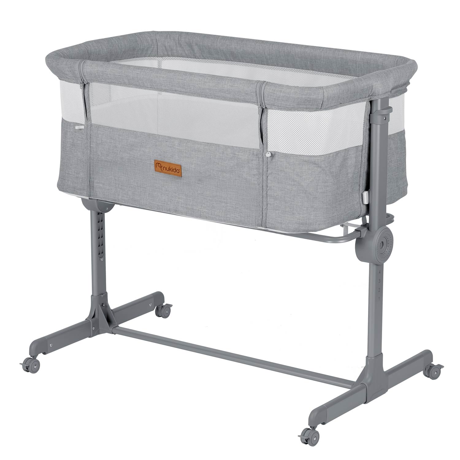 Łóżeczko dziecięce dostawne niemowlęce dostawka Nukido składane 0-5m 9kg 724300