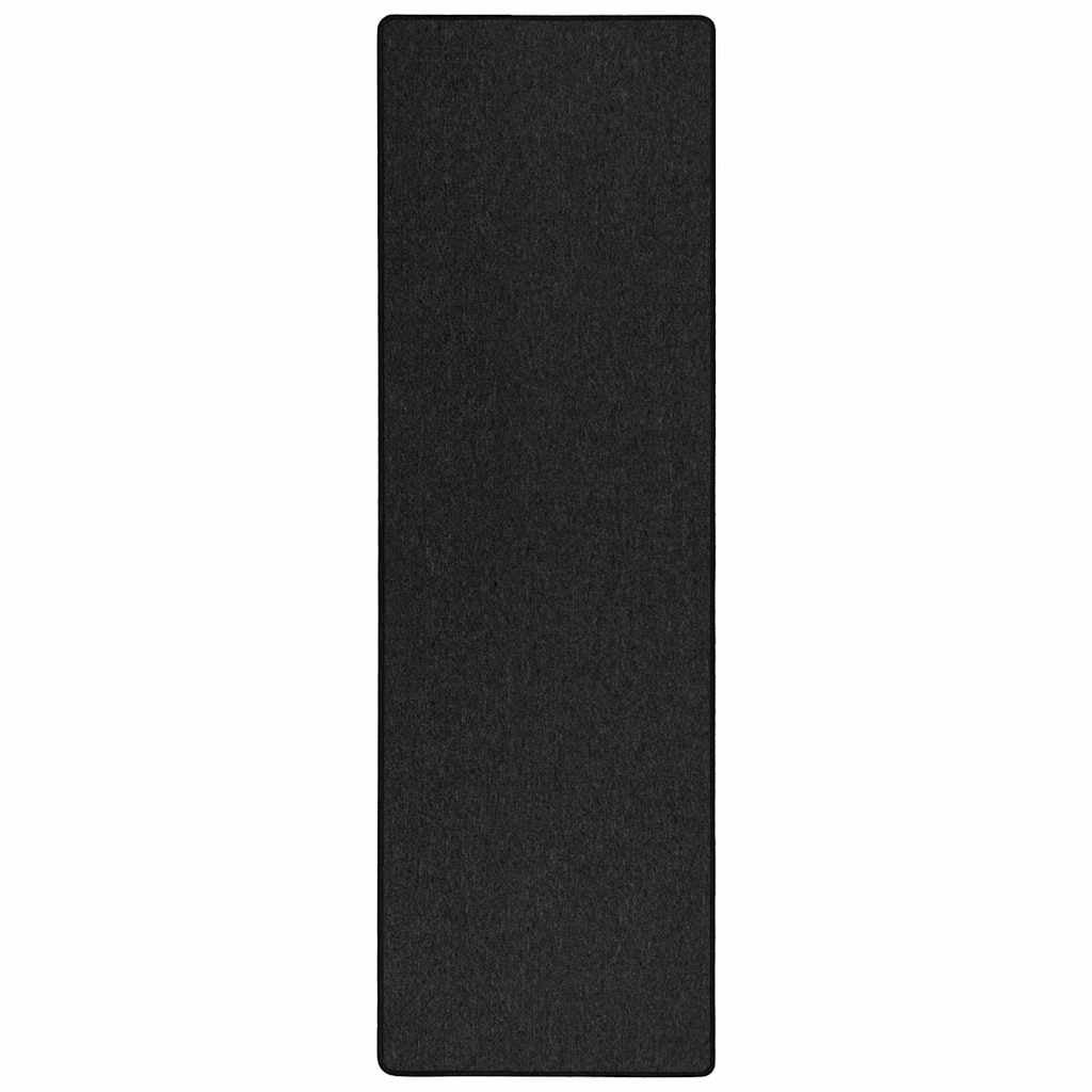 Chodnik dywanowy Antracyt 100 x 250 cm 100% polipropylen