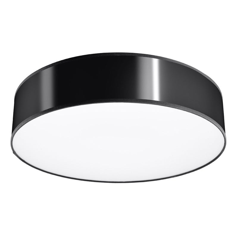 Plafon sufitowy okrągły czarny Ø55 ARENA 4xE27 15W SL.0917 Sollux Lighting