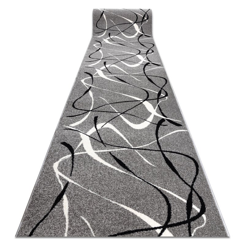 Chodnik SILVER CHOCO szary 60 cm 60x480 cm