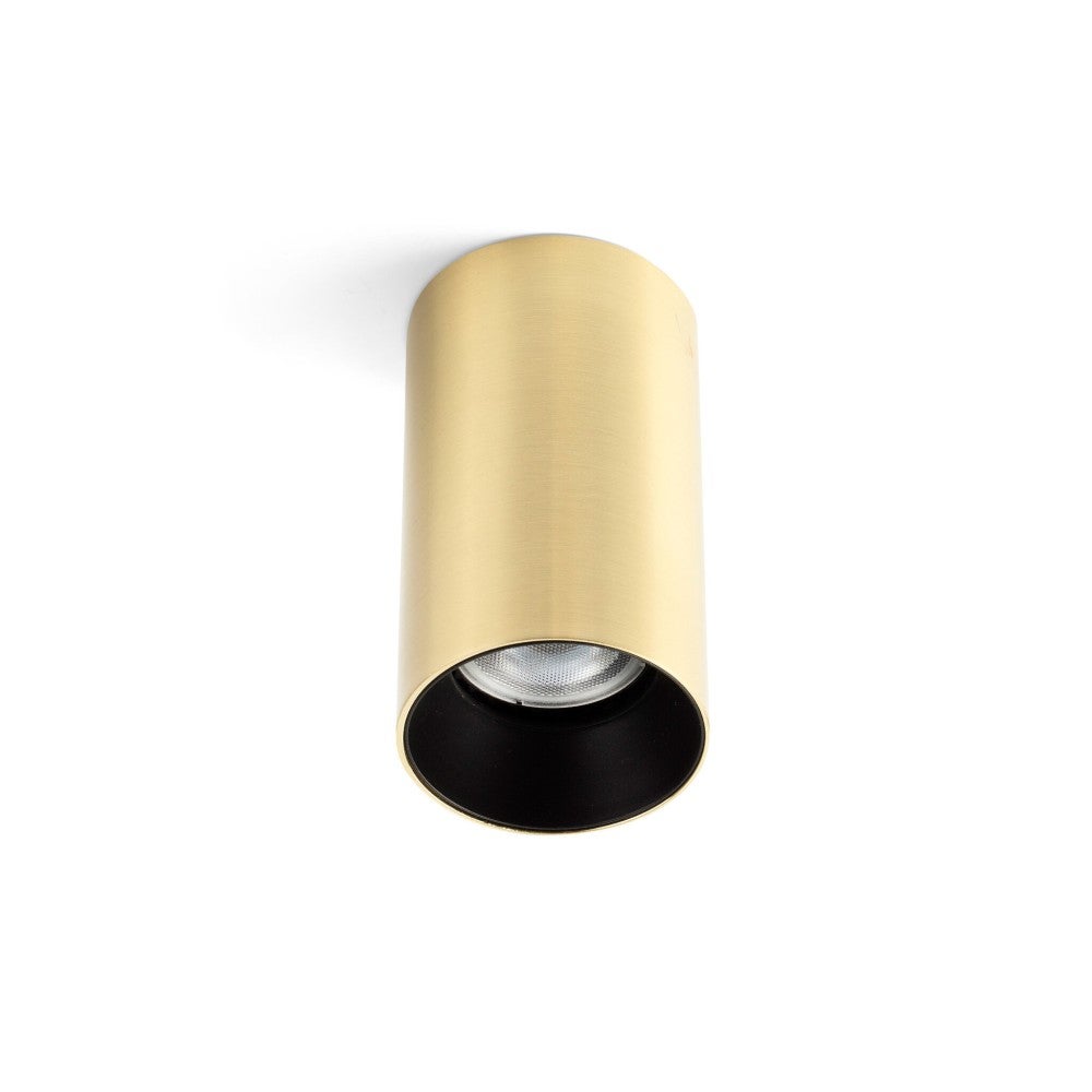 Faro Barcelona - Lampa sufitowa Stan GU10 max 5W - Metal malowany, montaż sufitowy, żarówka nie jest dołączona - Złoty