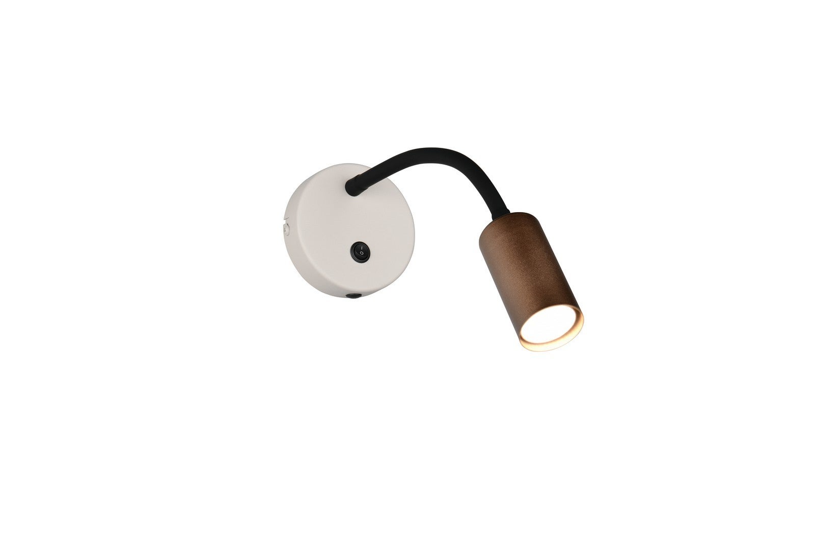 Kinkiet elastyczne ramię włącznik TARYN beżowy 1xGU10 minix5W metal wym:18x10x30,5cm IP20 RL