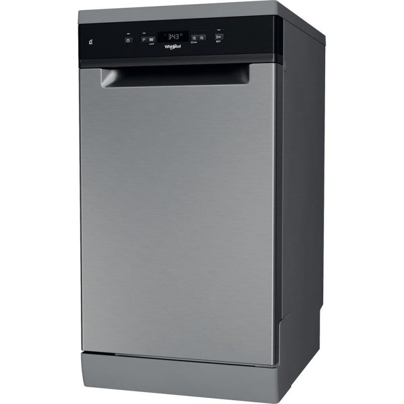 Zmywarka WHIRLPOOL WSFC 3M27 X ze stali nierdzewnej, 45 cm, 10 kompletów naczyń