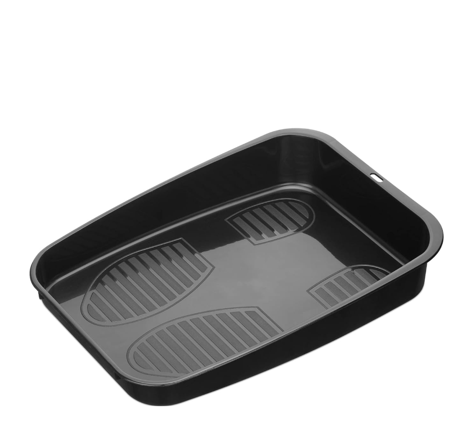 Składana tacka na buty, 32,7 cm x 23,6 cm x 6 cm – odsączacz do butów na deszcz i śnieg jesienią i zimą