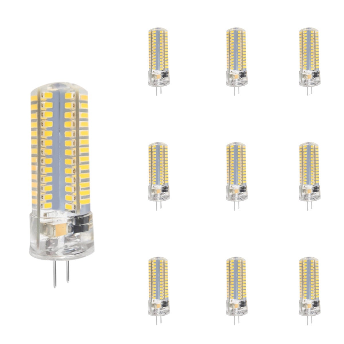 Koraliki LED, trzonek G4, koraliki kryształowe 220V 7W, ciepłe światło, żarówki energooszczędne, rdzeń lampy, (10 sztuk)