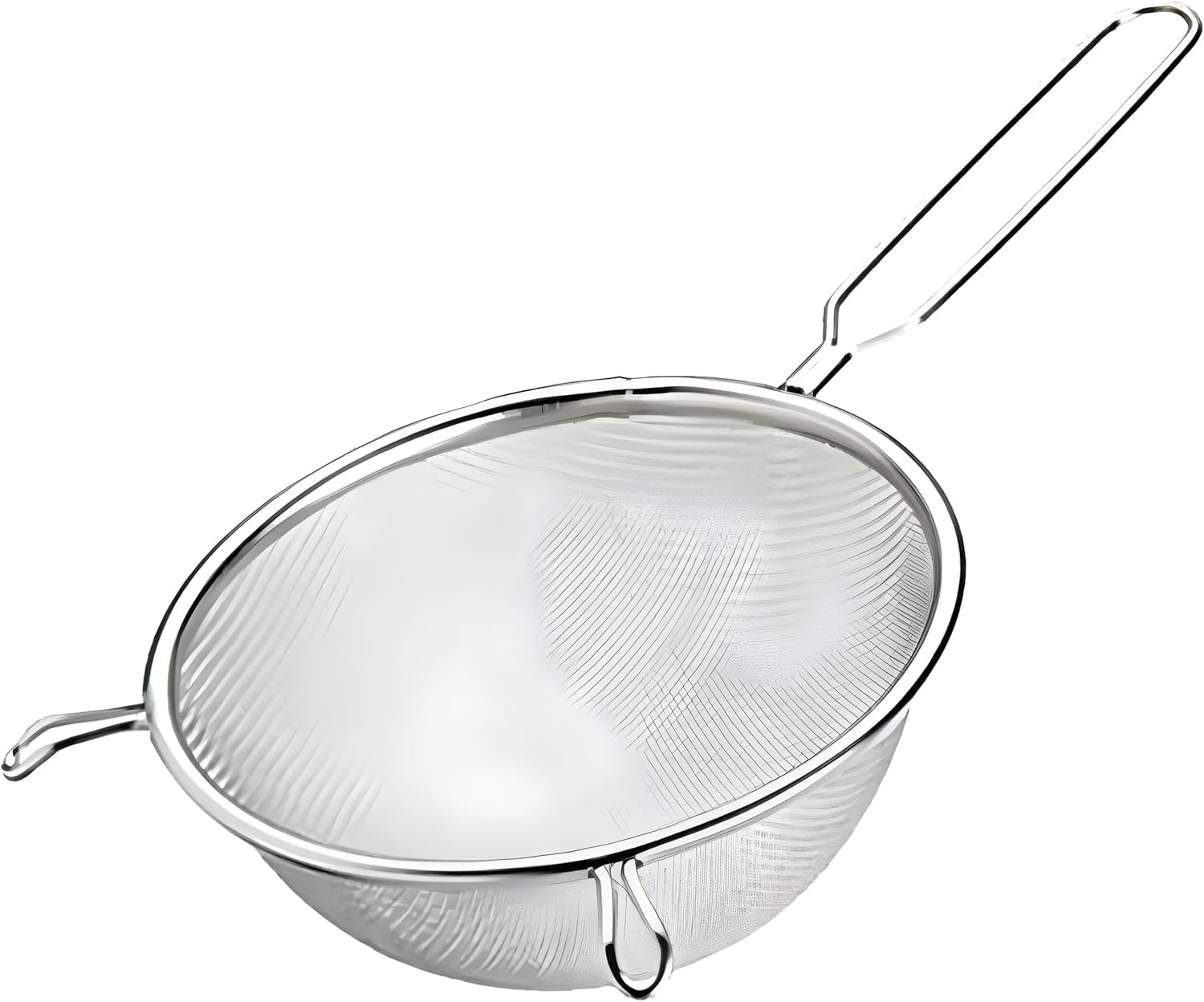 Sitko kuchenne o drobnych oczkach, średnica 20 cm, nie nadaje się do mycia w zmywarce, uniwersalne, wydajne, srebrne