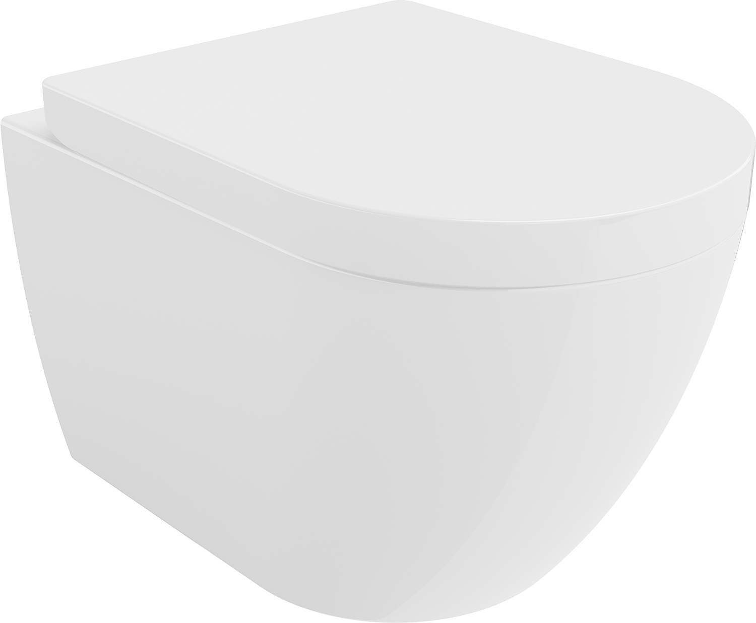 Mexen Lena miska wc Rimless z deską wolnoopadającą twarda, biała połysk - 30298000