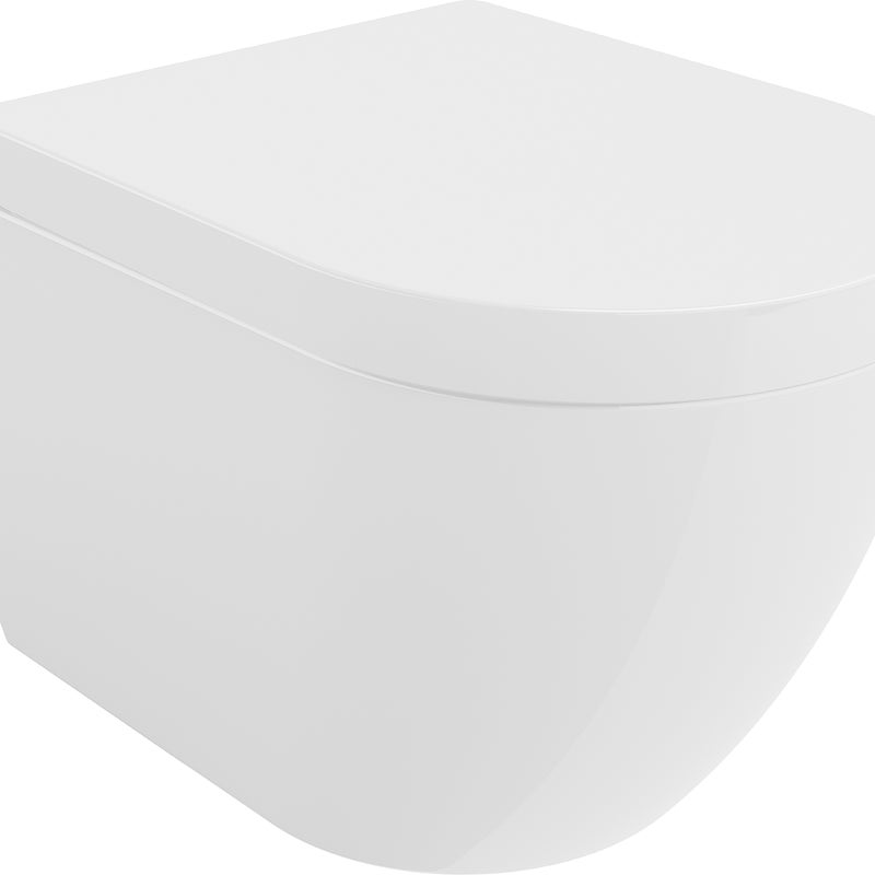 Mexen Lena miska wc Rimless z deską wolnoopadającą twarda, biała połysk - 30298000