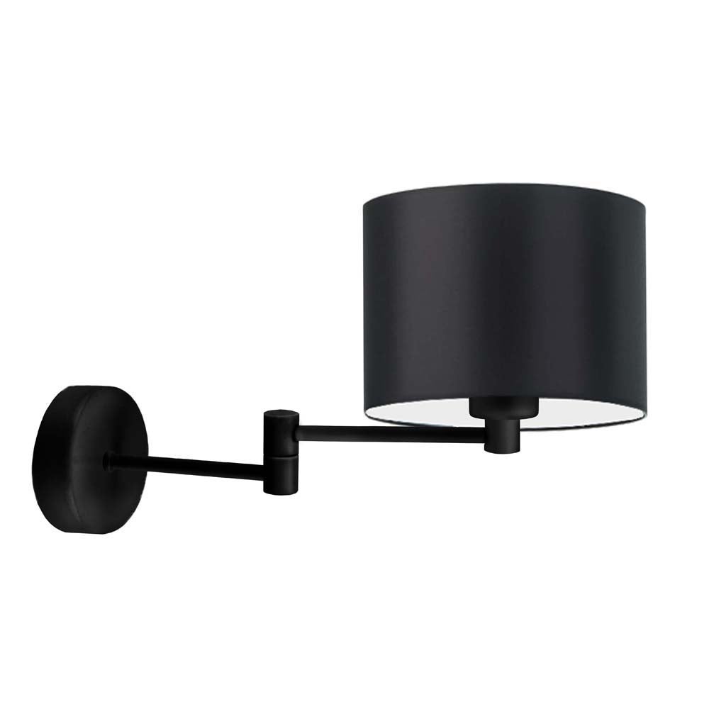 Kinkiet przegubowy lampa ścienna lampa na ścianę regulowany z abażurem walec BLUES