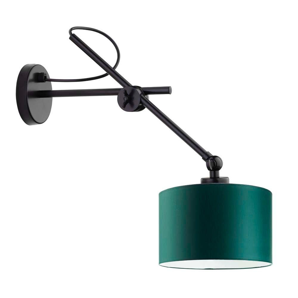 Kinkiet przegubowy lampa ścienna lampa na ścianę regulowany z abażurem walec MODERN