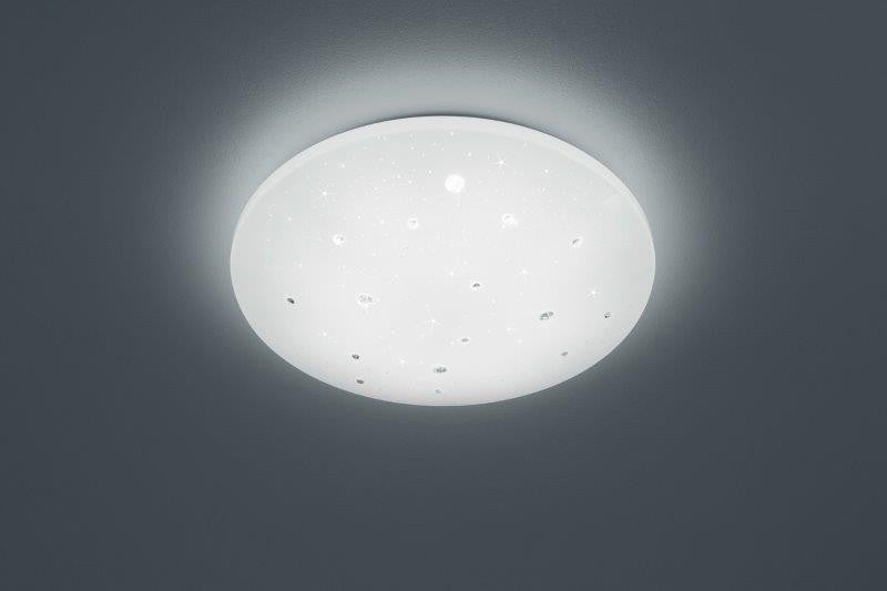 Plafon okrągły ACHAT LED 21W Neutralna biel 2200 lm biały wym:12x50x50cm IP44 RL