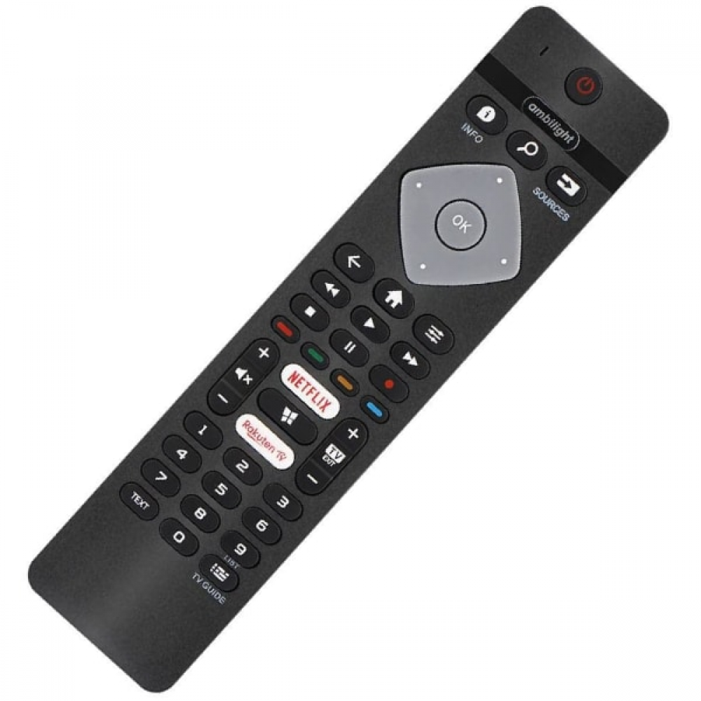 Uniwersalny pilot do telewizorów Philips z systemem Android BRC0884402, czarny