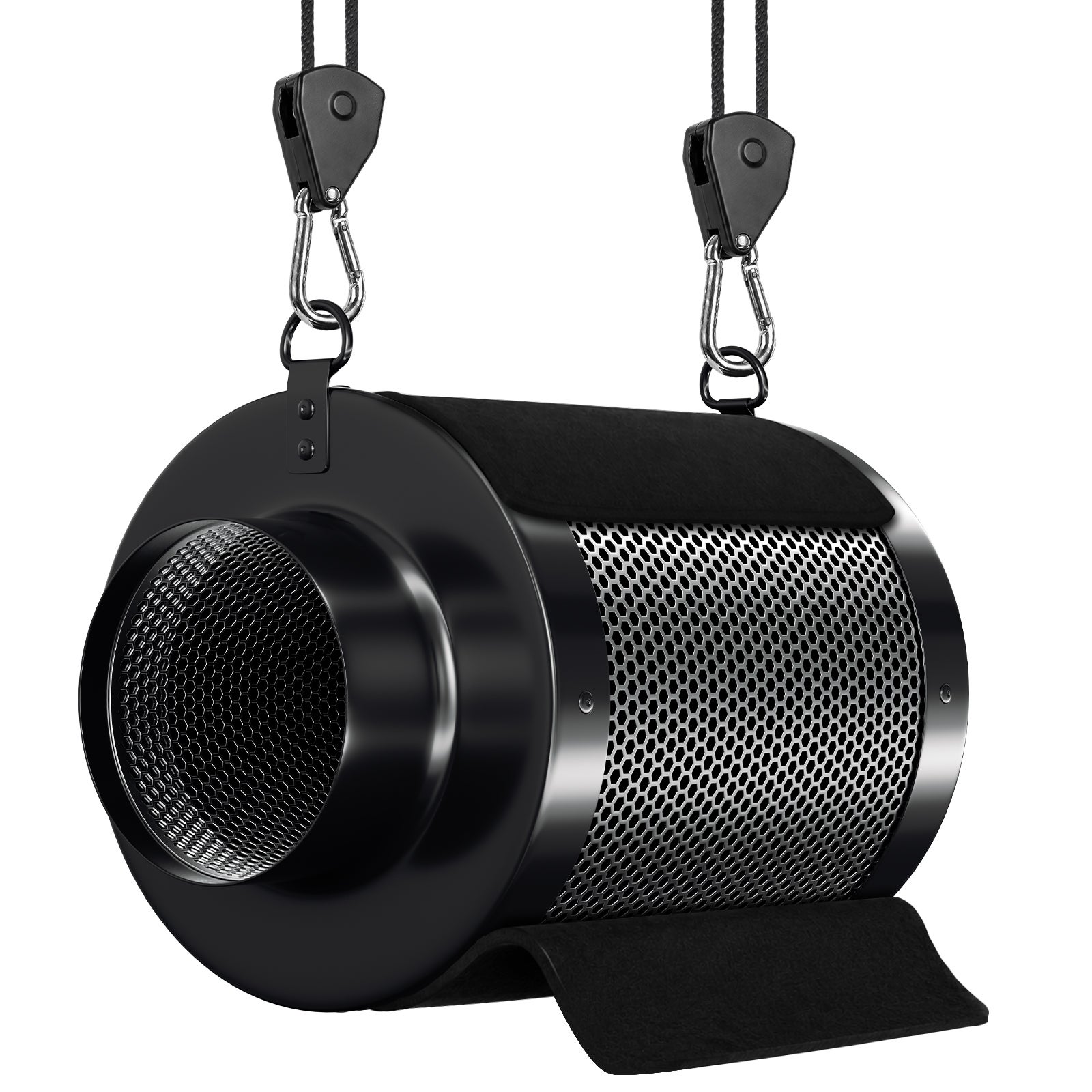 Filtr węglowy aktywny grow 100 mm, filtr zapachów do growboxa 250 mm