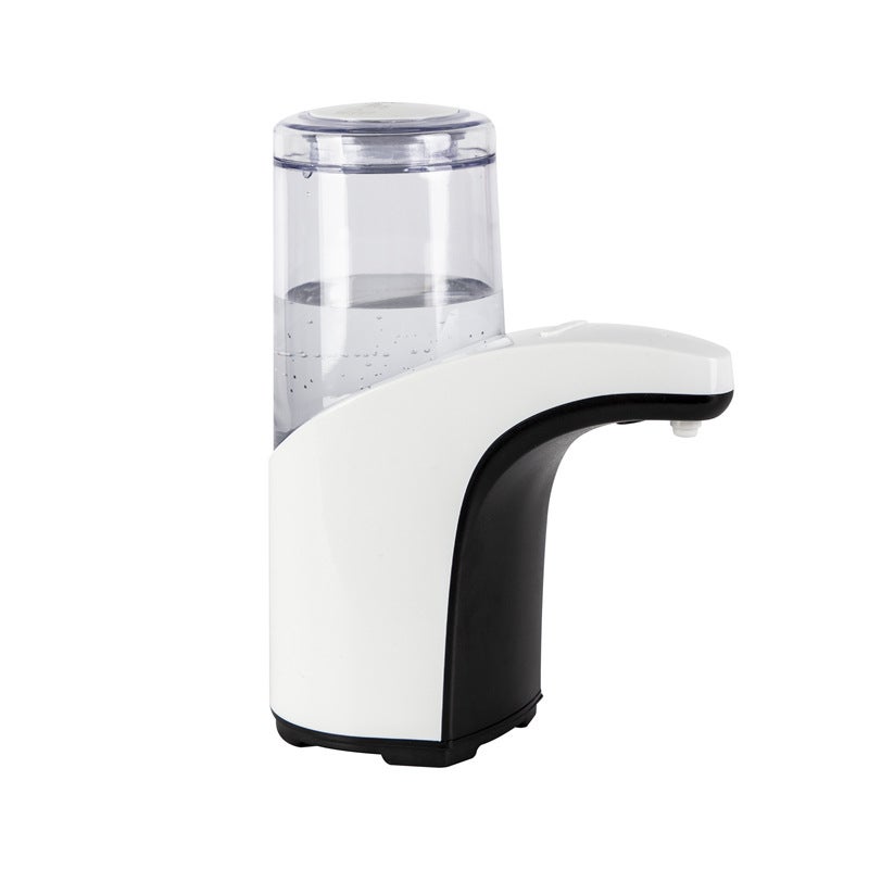 Dozownik mydła w płynie, automatyczny bezdotykowy dozownik do dezynfekcji rąk na podczerwień, pojemność 300 ml, plastik, 8x19x15 cm, kolor biały