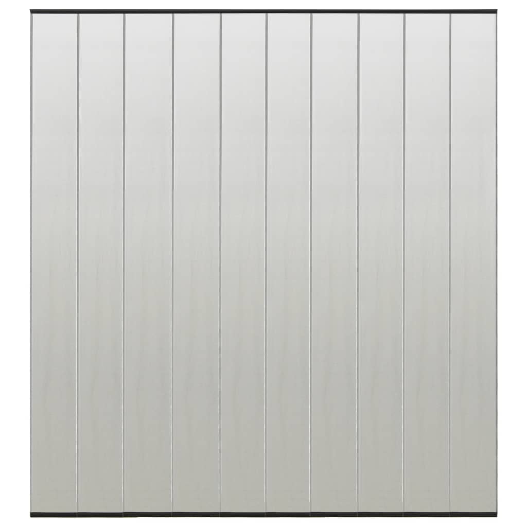 Moskitiera na drzwi, 10-panelowa, czarna, 240x240 cm vidaXL