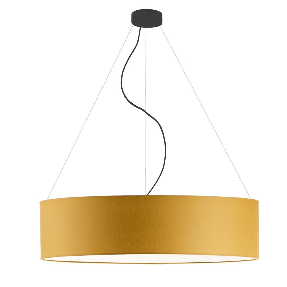 Lampa sufitowa żyrandol lampa wisząca z abażurem walec 80 cm BLUES