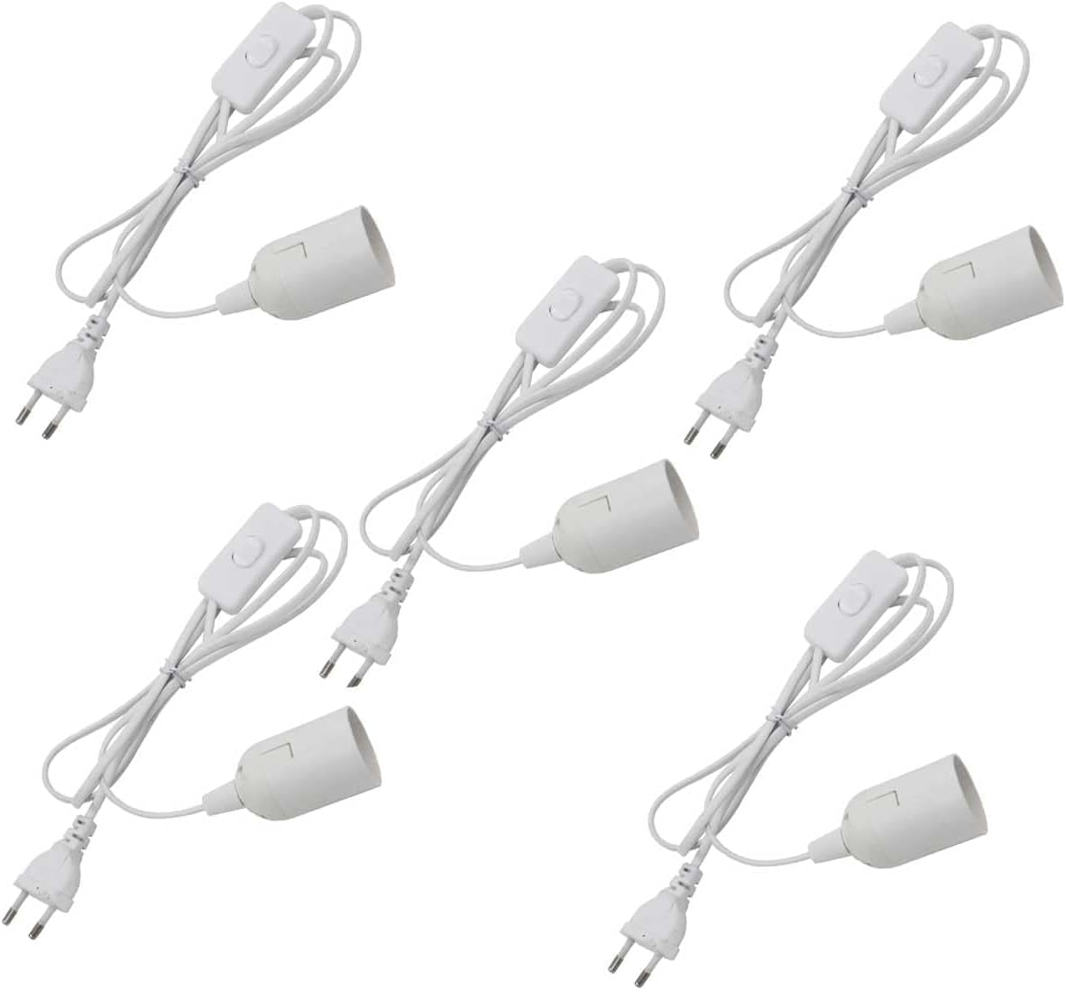 szt. Lampa E27 z włącznikiem, Oprawka do lampy E27, Gniazdo E27 z kablem, Gniazdo E27 z włącznikiem, Uchwyt do lampy wiszącej, Lampa wisząca