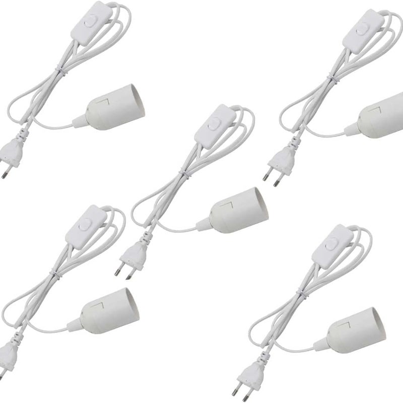 szt. Lampa E27 z włącznikiem, Oprawka do lampy E27, Gniazdo E27 z kablem, Gniazdo E27 z włącznikiem, Uchwyt do lampy wiszącej, Lampa wisząca