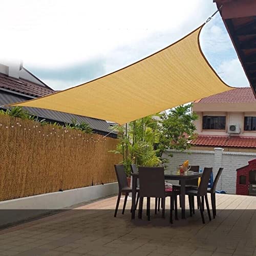 Wielofunkcyjna plandeka na taras 300 x 600 cm, zewnętrzne siatki cieniujące o wysokiej gęstości z oczkami, żagiel ogrodowy, współczynnik zacienienia 9