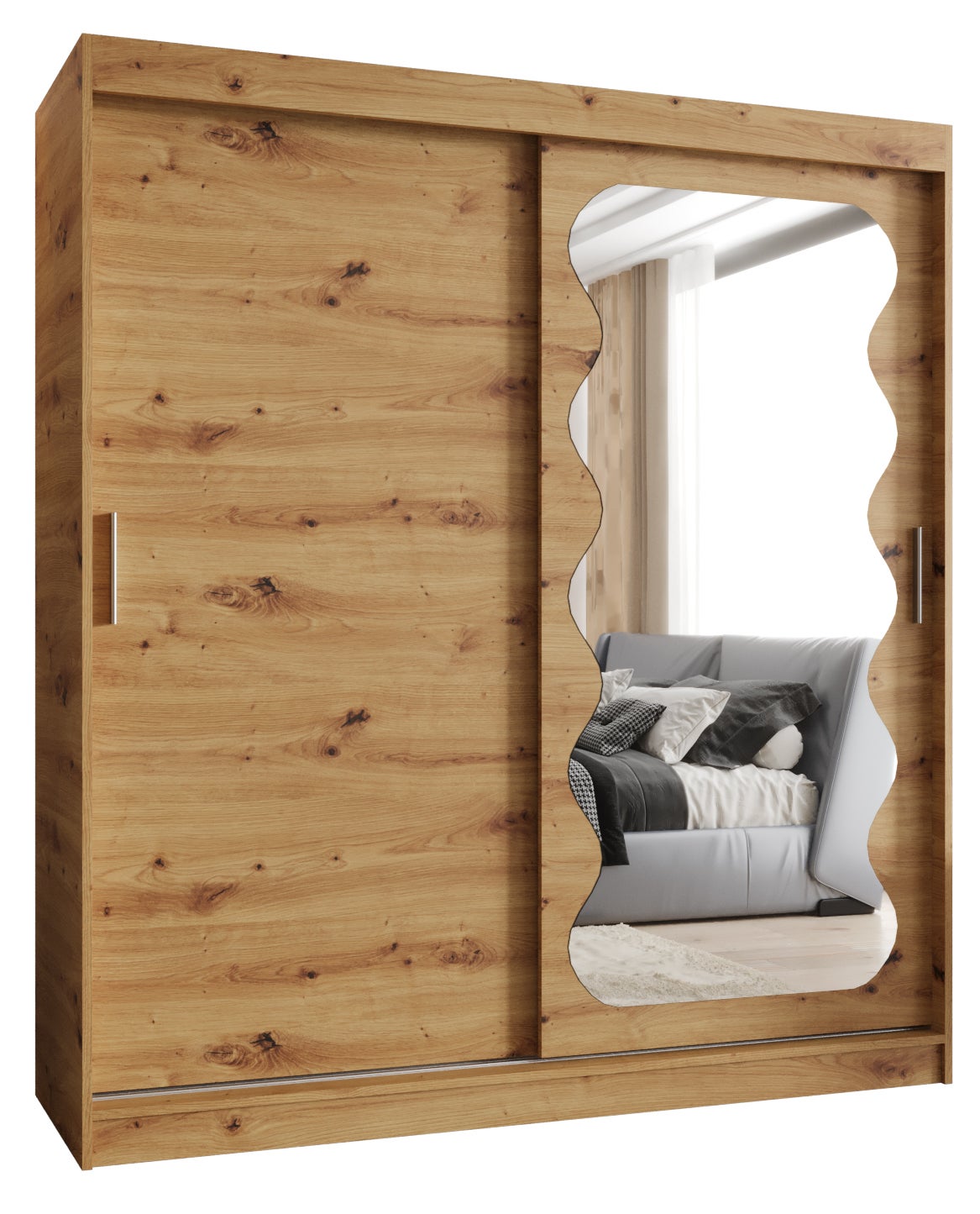Szafa przesuwna garderoba SPOTI 180 x 62 x 200 cm Artisan