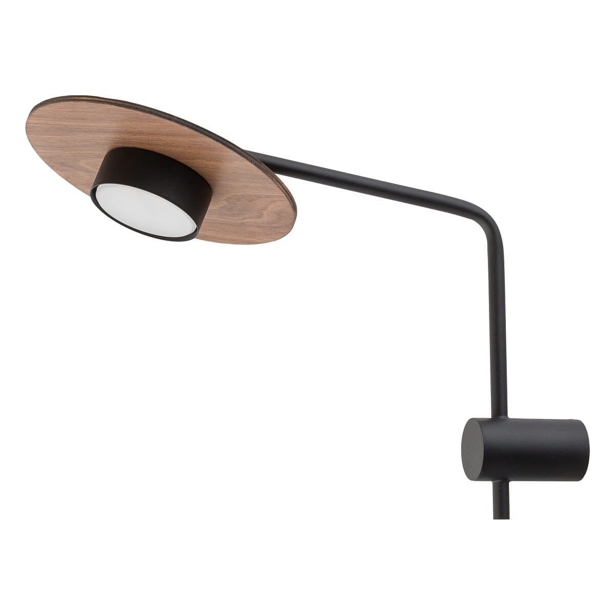 Kinkiet lampa ścienna LED Nowodvorski DISK czarny, stal 7645